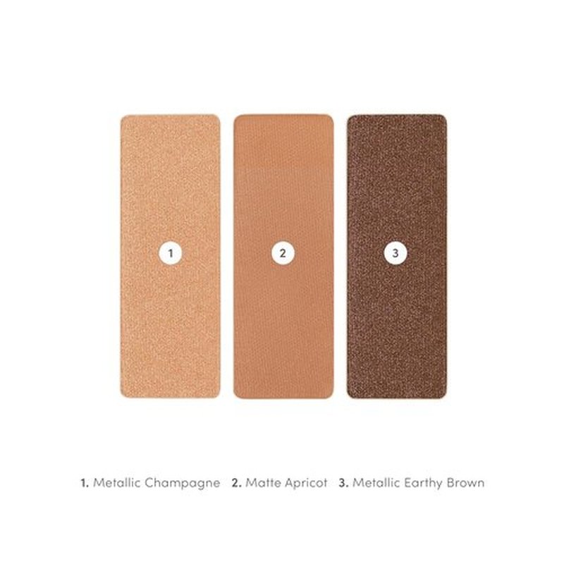 Jane Iredale PurePressed Eye Shadow Triple - Highly Pigmented Mineral Formula | Long-Lasting & Crease Resistant