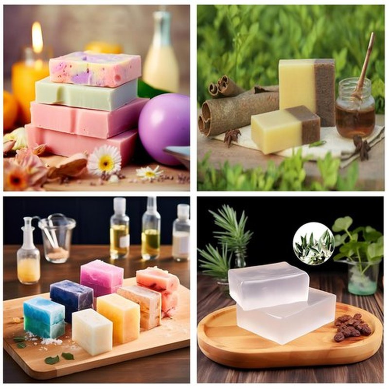 EDSRDRUS 8lb Scent Soap Base DIY Handmade with Goat Milk & Coconut Oil, Moisturizing Melt and Pour Soap Base