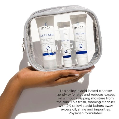 IMAGE Skincare Clear Cell - 3-Step Intro Regimen Set for Clear Pores & Healthy Skin | 3.2 Ounce
