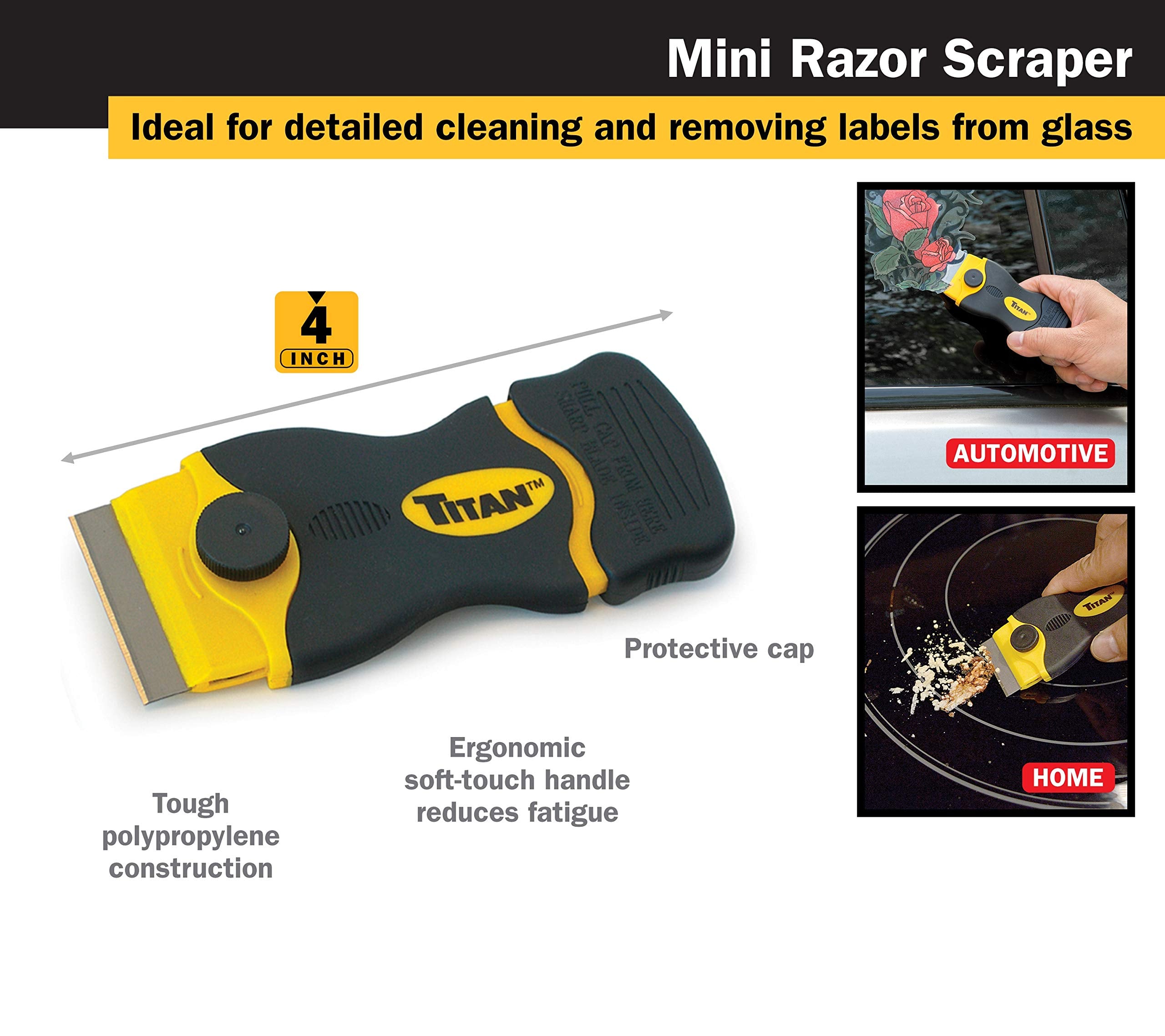 Titan 59400 4-Piece Scraper Set with 42 Replacement Blades