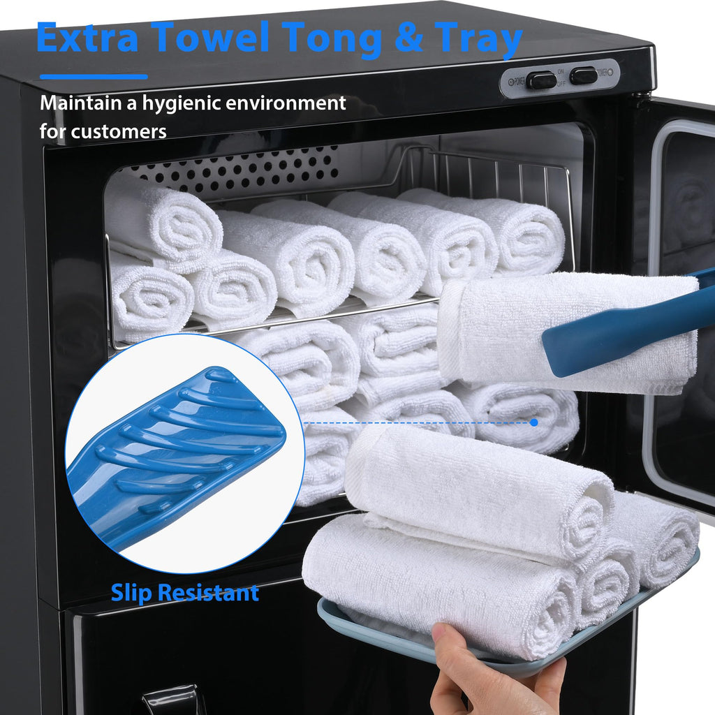 BYOOTIQUE Towel Warmer Cabinet for Facial, 46L Extra Large Capacity, 2in1