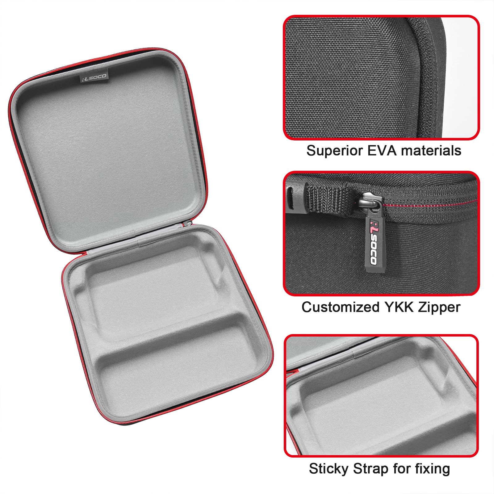 RLSOCO Carrying Case for OMRON Platinum/Gold/7 Series/10 Series/M6 Upper Arm Blood Pressure Monitor - Fits for OMRON BP5450/BP5350/BP7350/BP7450/HEM-7360-E (Case Only)