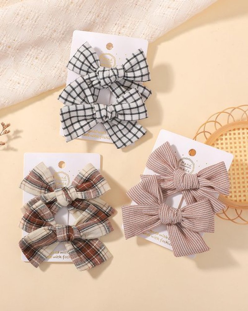 doboi 20PCS Baby Girls Linen Hair Bows Clips Fully Lined Hair Barrettes Accessories for Babies Infant Toddlers Kids