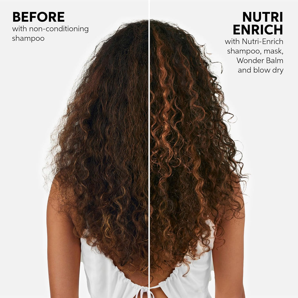 Wella Professionals Invigo Nutri-Enrich Bundle - Leave-In Wonder Balm & Frizz Control Cream | Deep Nourishment for Dry Hair