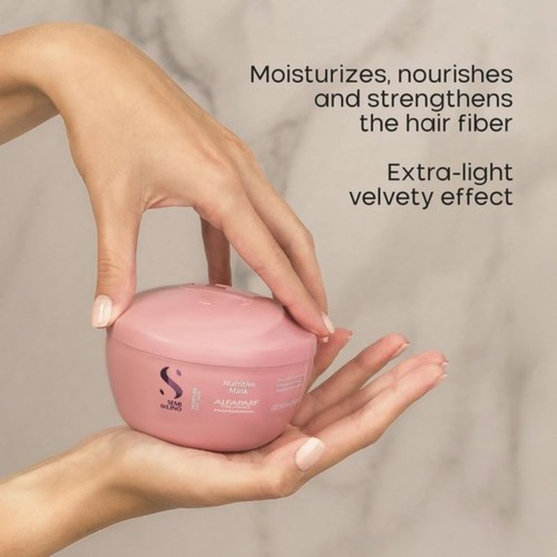 Alfaparf Milano Moisture Nutritive Mask for Dry Hair - Color Safe, Sulfate & Paraben Free | Salon Quality