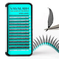 VAVALASH Premade Anime Chunk Lash Extensions,Comic Spire Lashes 0.07 C/D Curl, Matte Black Manga Lash Look Eyelash Extensions,Professional Salon Use Premade Spire Lashes(0.07-D-8-15mm)