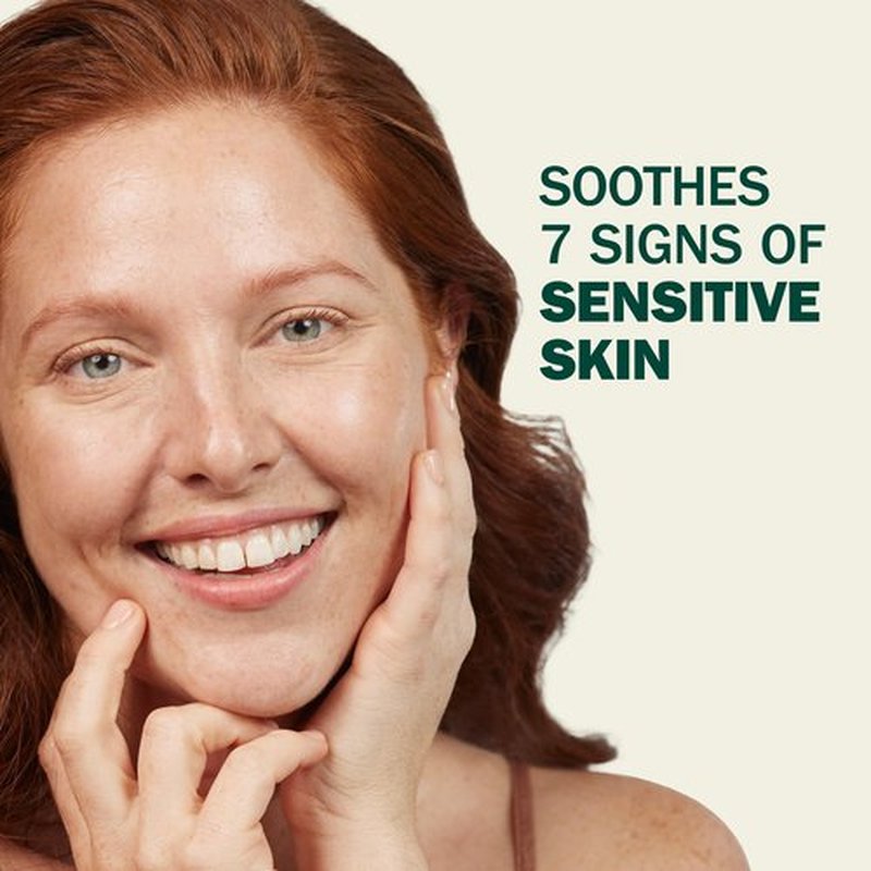 Olay Sensitive Facial Cleanser with Oat Extract Gentle Cream Cleanser, 16 fl oz