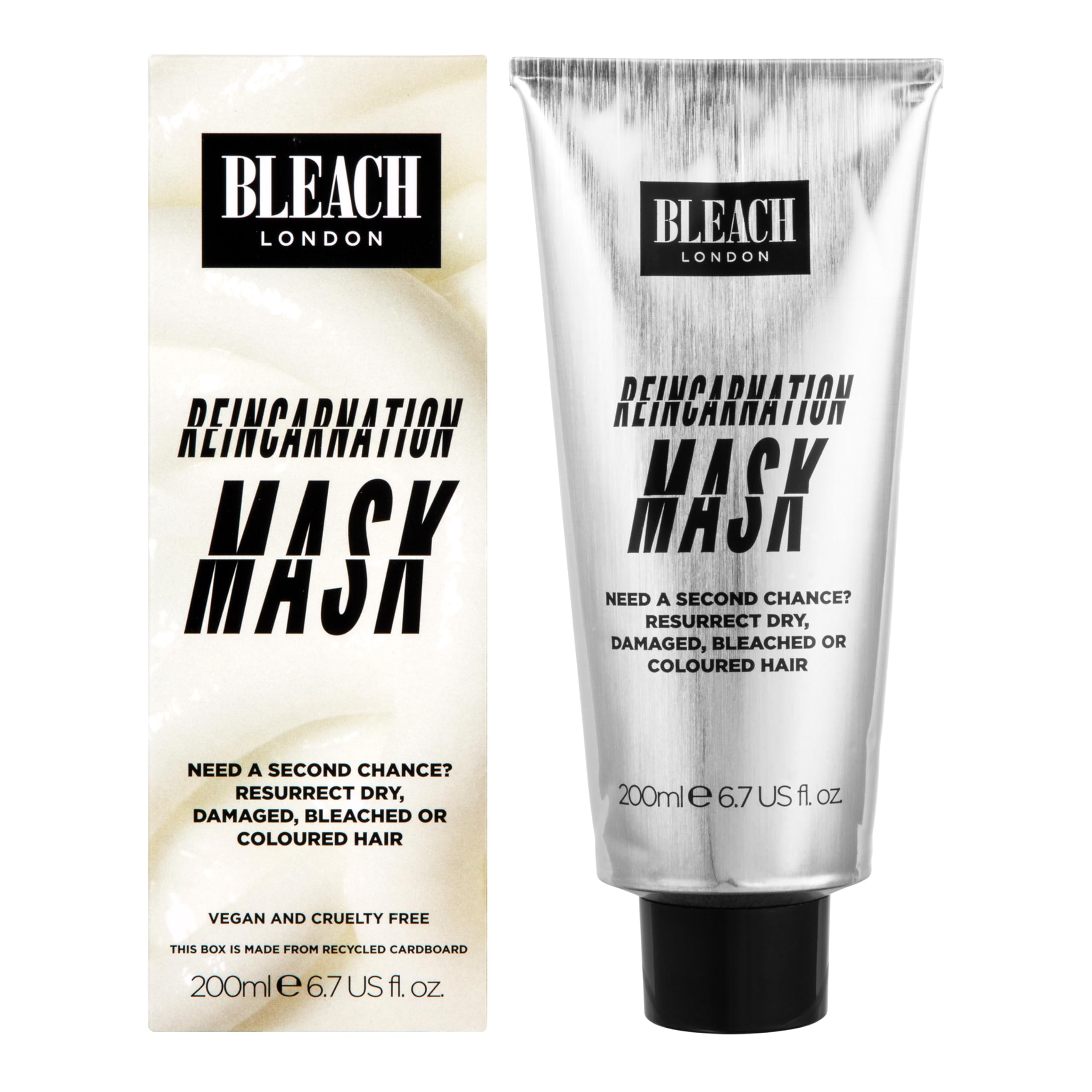 Bleach London Reincarnation Hair Mask Bond-Restoring Damaged 6.76 oz