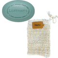 Perdy Good Lightfoot's Pine Soap for Men, one (1) Bar of Pine Scented All Natural Mens Soap and one (1) Plastic Free Exfoliating Sisal Saver Bag