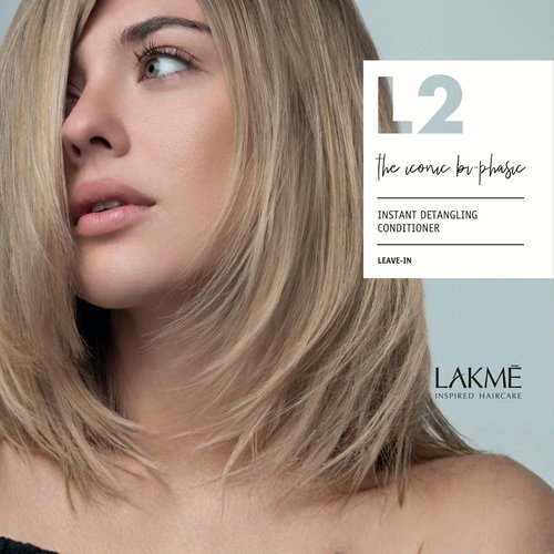 Lakmé L2 Classic Bi Phase Conditioner, Detangling Spray for Hair, Leave In Conditioner Spray For All Hair Types, 10.2 Fl Oz