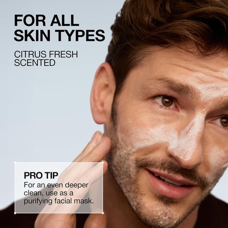 Lab Series Men's Max LS Anti-Age Cleanser - Foaming Face Wash for Youthful Skin - 3.4 fl oz