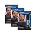 Blackbeard for Men Instant Beard Color, Dark Brown, 3 Pack