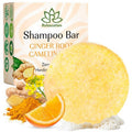MADE IN USA Organic Ginger Hair Growth Solid Shampoo Bar for Regrowth Hair | GINGER ROOT, CAMELINA OIL, TURMERIC, LEMONGRASS | Anti Hair Loss Shampoo, Anti-Dandruff and Anti-Itching