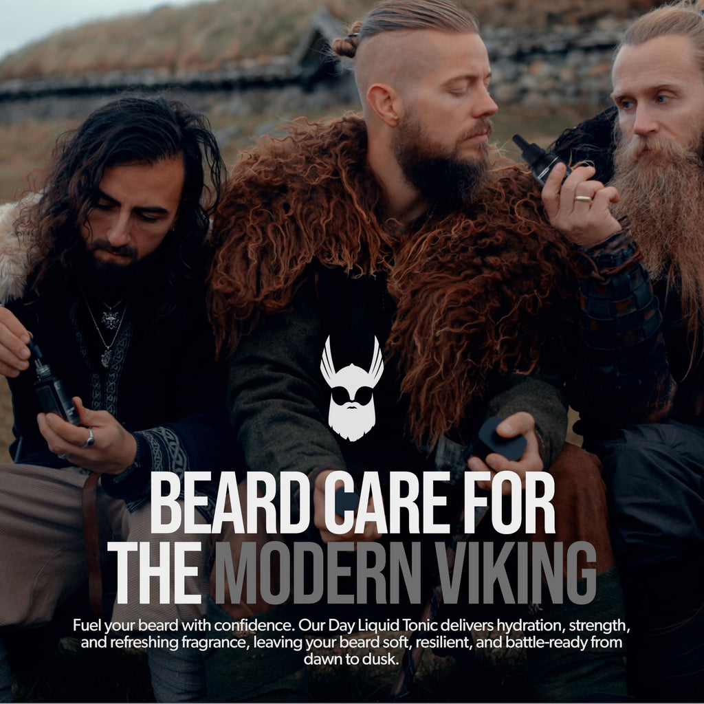 The Beard Struggle - Day Liquid Tonic Beard Oil - Platinum Collection, Vanir's Wisdom - Beard Oil for Men - Moisturize, Softens Hair, Reduces Itch - Day Time Beard Growth Oil (1.35 Fl oz)