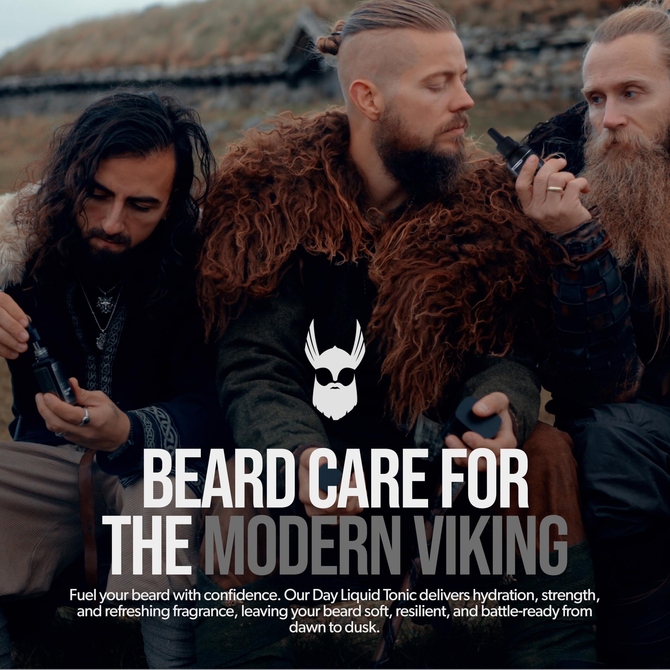 The Beard Struggle - Day Liquid Tonic Beard Oil - Platinum Collection, Vanir's Wisdom - Beard Oil for Men - Moisturize, Softens Hair, Reduces Itch - Day Time Beard Growth Oil (1.35 Fl oz)