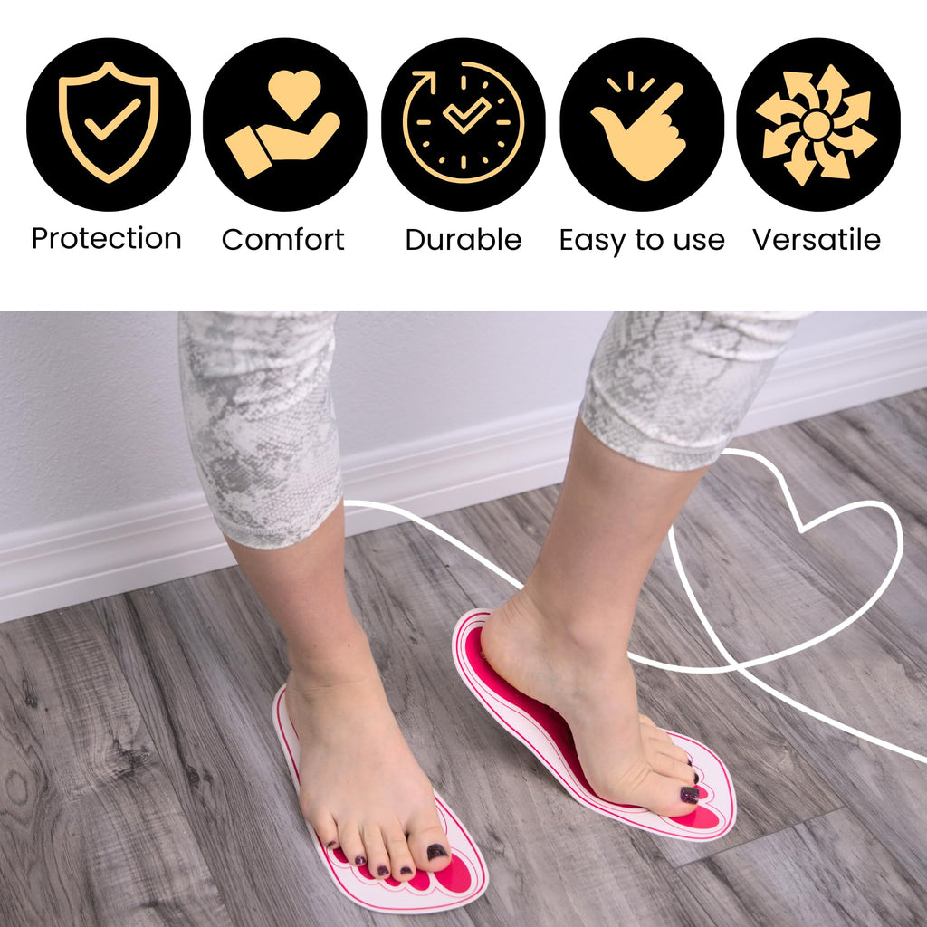 25Pairs(50Feets) Disposable Stick Spray Tanning Feet Pads Perfect for preventing spray tan solution,Deluxe & Hygienic Spray Tan Feet Pads-Ideal for Salons and Spas or Home,Easy to Apply