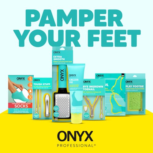 Onyx Professional Foot Peel Mask Callus Remover, 2 pack - Dead Skin Remover, Foot Exfoliator, Cracked Heel Repait, Peeling Callus Removing Foot Mask Pedicure Kit For Smooth Soft Healthy Feet