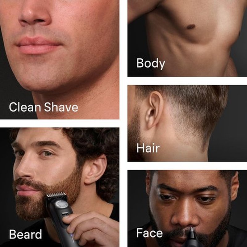 Braun Series 9 PRO All-in-One Beard & Body Grooming Kit - Cordless Trimmer & Shaver for Men | AIO 9550