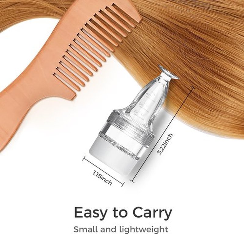 Minoxidil Applicator, Quick Efficient Apply No Messy Hair Serum Applicator Small Minoxidil Applicator Tool, Hair Applicator Bottle Minoxidil Brush Scalp Applicator Comb Dedicated to Minoxidil