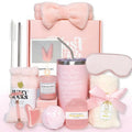Birthday Gifts for Women, Self Care Gifts, Get Well Soon Gift Baskets for Women, Relaxing Spa Gift Basket Set, Unique Gifts for Friends, Mom, Coworker, Wife, Care Set for Mother's Day, Christmas