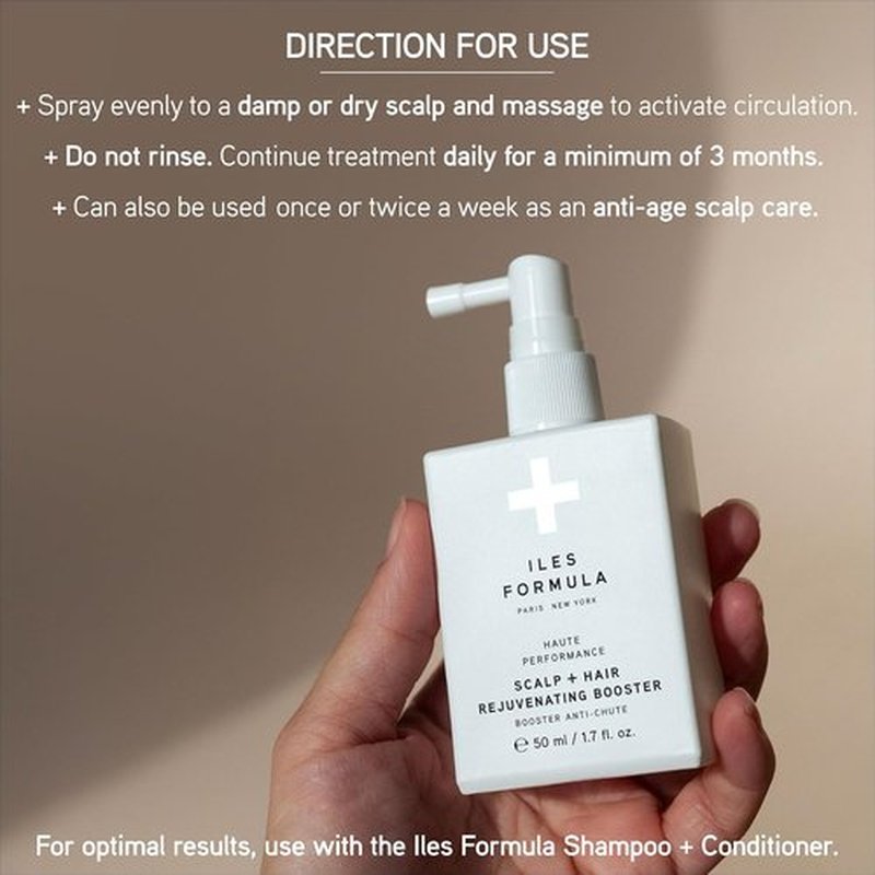 ILES FORMULA Scalp & Hair Rejuvenating Booster - Non-Greasy Serum for Thicker, Stronger Hair | Natural & Fast-Absorbing