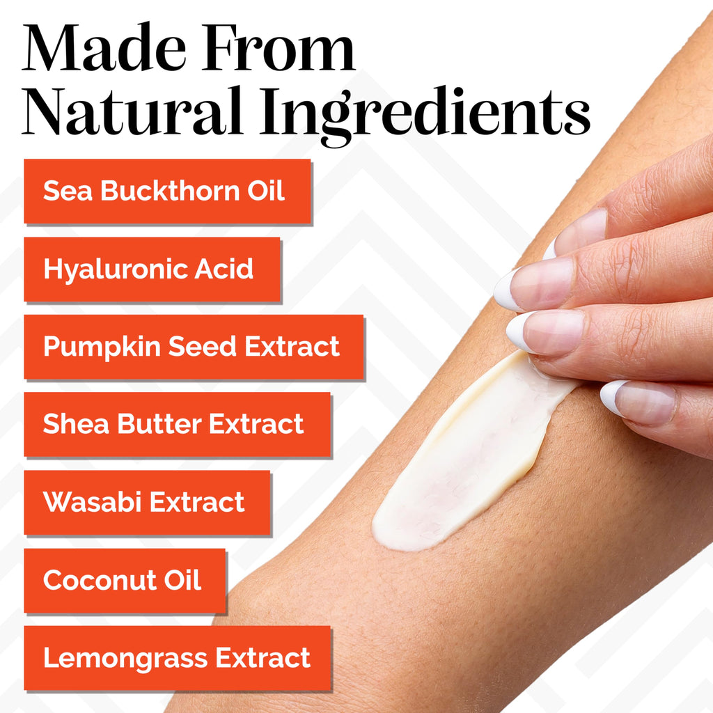 sibu Sea Buckthorn Rejuvenating Night Cream (1 oz) - Hydrates, Smooths Wrinkles, and Repairs Aging, Sun-Damaged Skin