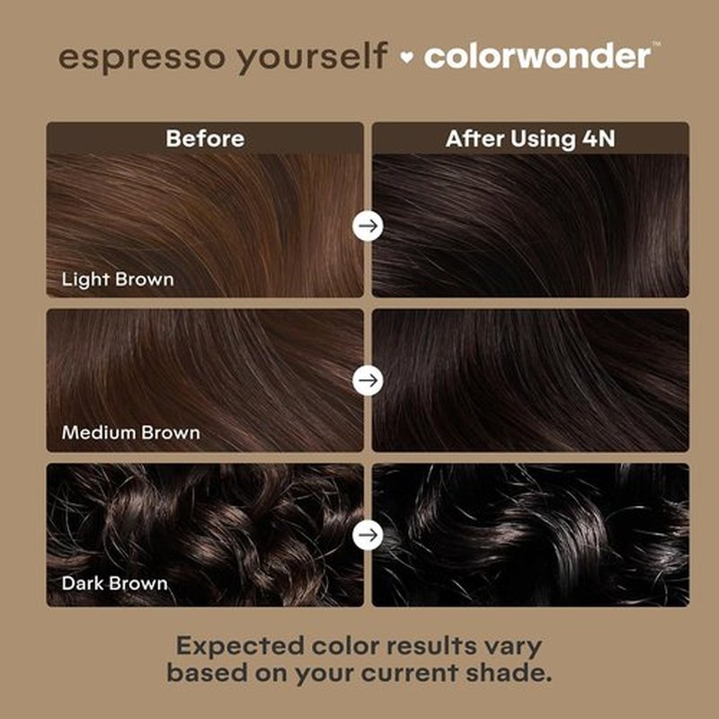 Madison Reed Colorwonder Demi-Permanent Hair Color - Ammonia-Free, Effortless At-Home Dye | Espresso Yourself (4N Darkest Brown)