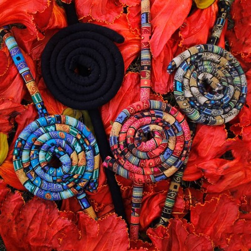 32''/82cm Spiral Lock Hair Tie For Long Thick Dreads Dreadlock Accessory Dreadlock Hair Ties for Women and Men Ponytail Holders Colorful Dread Hair Tie Thick Dreads Hair Holder (Dark)
