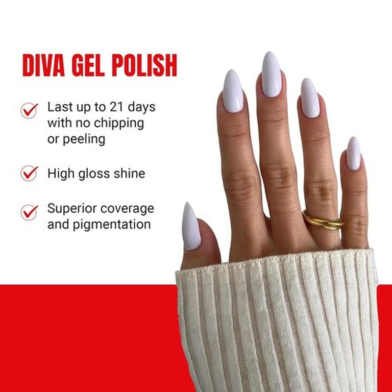 DND Gel Polish Coquette Collection - UV/LED Gel & Air Dry Nail Lacquer Duo | 101 Cotton Candy Lilac, 0.5 Fl Oz