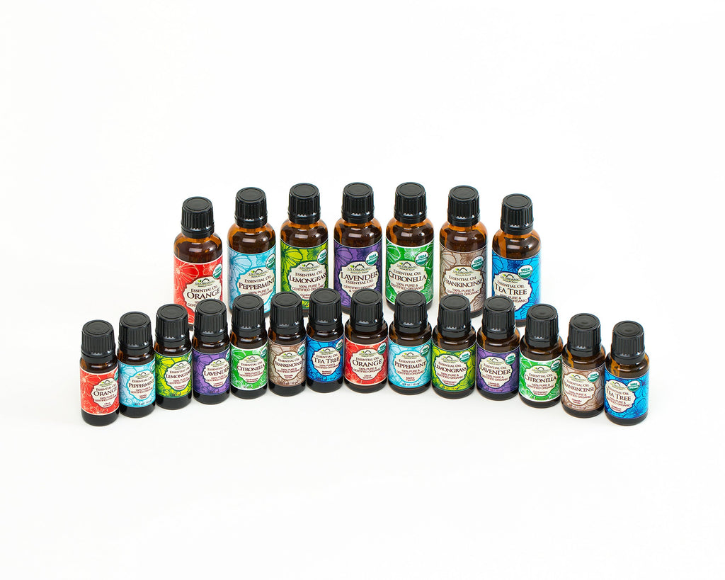 US Organic 100% Pure Lavender Essential Oil, Directly sourced from Bulgaria, USDA Certified Organic, Undiluted, for Diffuser, Humidifier, Massage, Skin, Hair Care, Non GMO, 15 ml 2 Pack