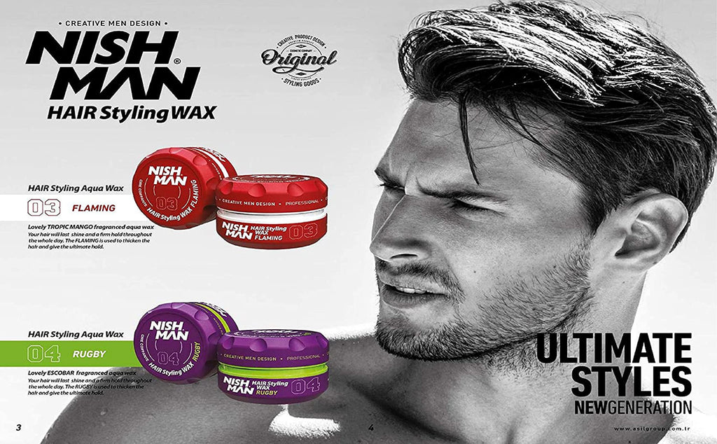 Nishman Hair Styling Wax Rugby 04 150 ml