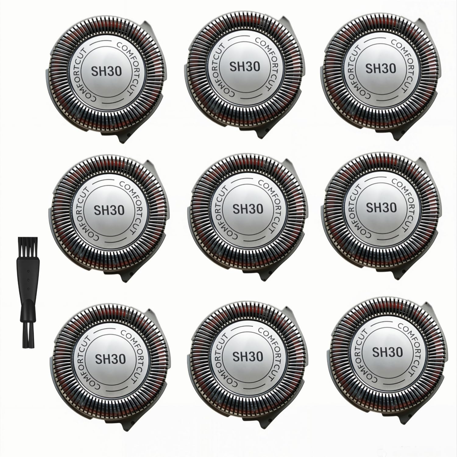 Upgraded SH30 Replacement Heads Compatible with Philips Norelco Shaver Series 1000, 2000, 3000, Fit for 2400, 3600, 3800 Series Shavers, Replacement Blades for Philips Norelco 3000