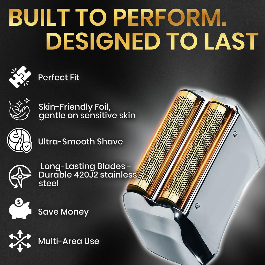 Replacement Foil and Blades Compatible with Andis Foil Shaver TS-1 TS-2
