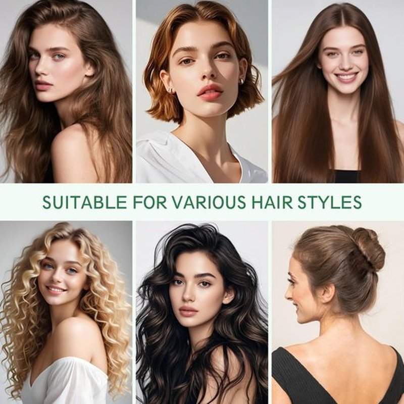 Msnasit Slick Back Hair Brush, Professional Edge Control Brush, Middle Softness Boar Bristle Wooden Handle Hairbrush Smoothing Frizz & Flyaways, Natural Wood Comb for Thin and Fine Hair (Green)