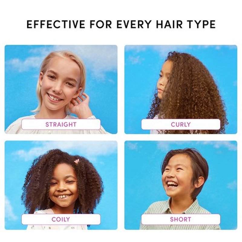Evereden Kids Detangling Brush: Kids Hair Brush for Detangling Every Hair Type - Pain-Free Kids Hair Management - Ergonomic Grip Perfect for Children's Hands