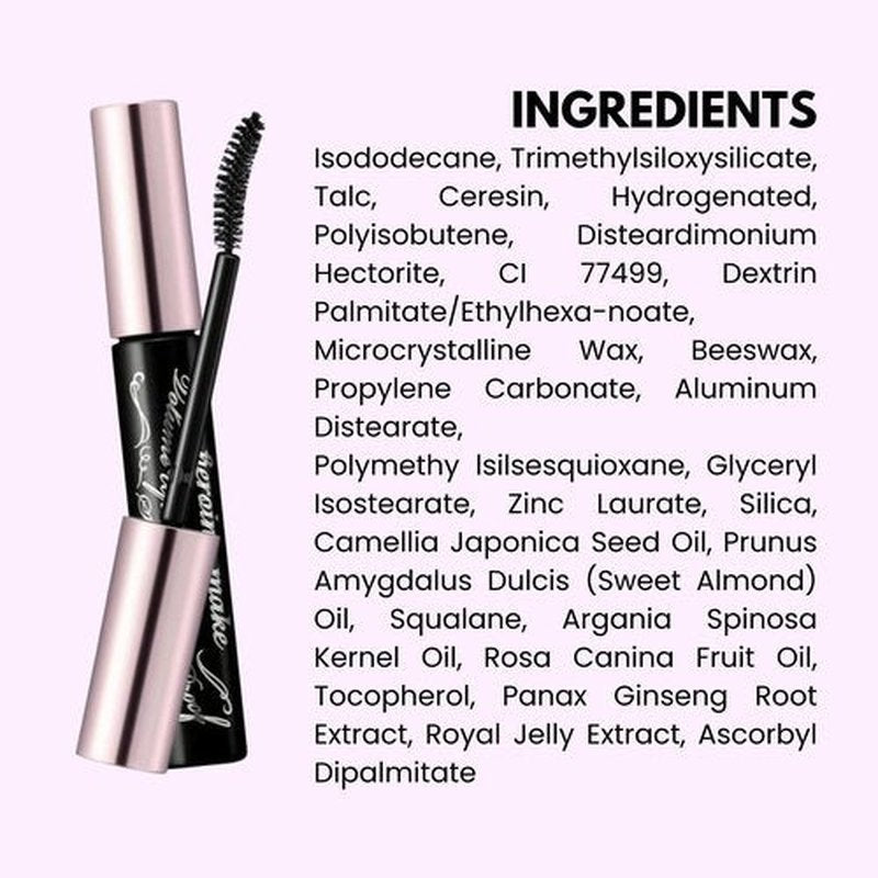 HEROINE MAKE by KISSME Volumizing Mascara Waterproof & Curvy Brush for Eye Makeup | Waterproof Mascara Volume & Length by Defining Fiber for Long-lasting Natural Eyelash Look, from Japan, Black, 1 EA