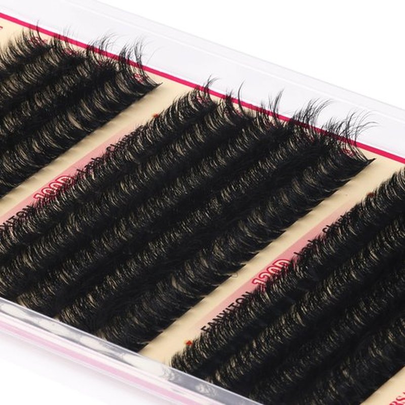 FANXITON Lash Clusters Thick Eyeash Clusters D Volume Lash Extensions 80D+100D+120D Eyelash Clusters 10-18mm Eye Lash Clusters Wispy Individual Lashes Sweatproof Clusters Eyelash Extensions