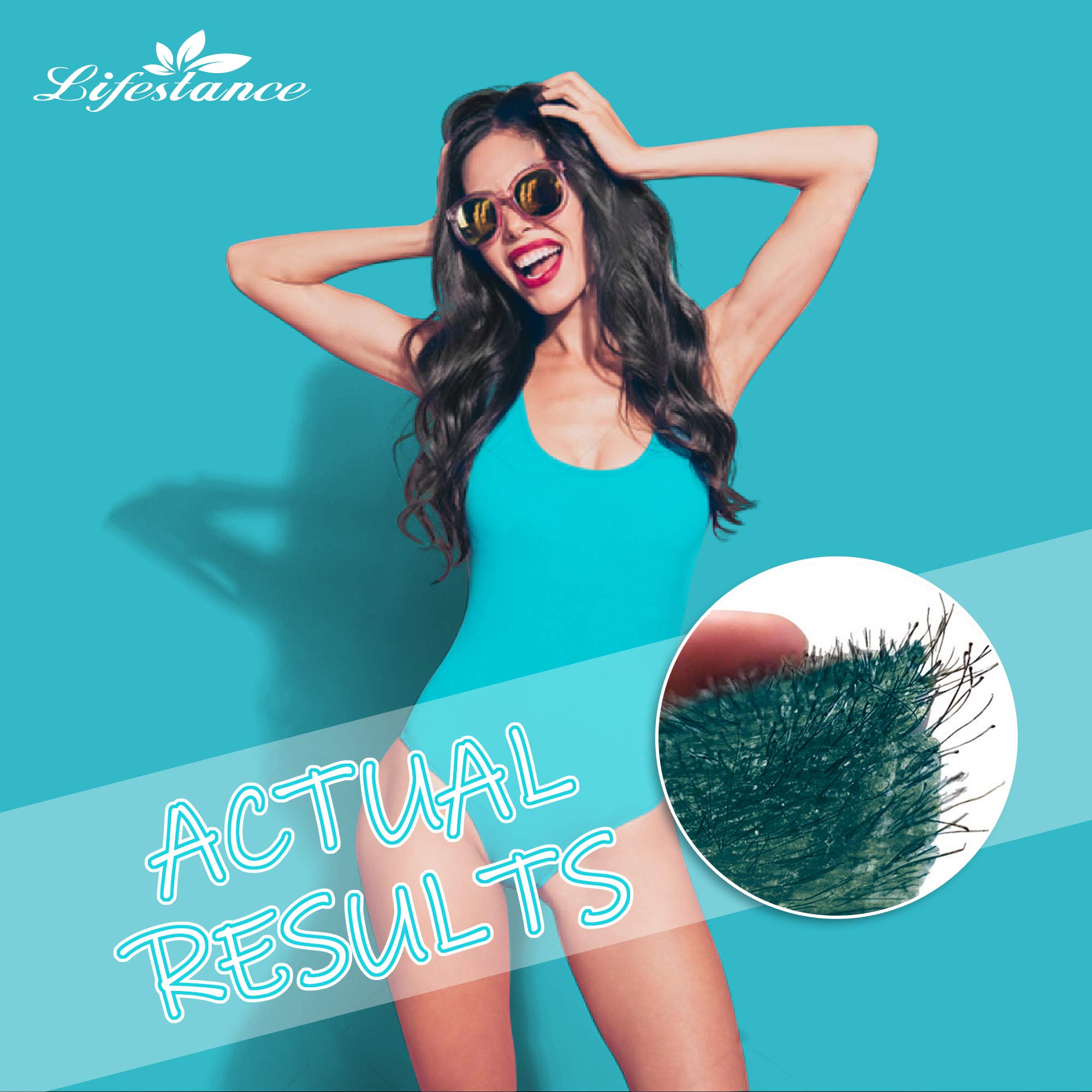 Lifestance Hard Wax Beads, 1lb, Jasmine, Sensitive Skin, Hair Removal