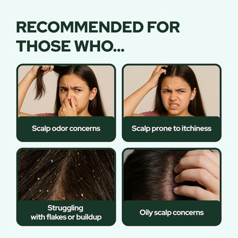 TS GD Shampoo for Flake-Prone Scalp - Gentle Care for Youth & Teens | 28.2 Fl Oz | Silicone & SLS Free