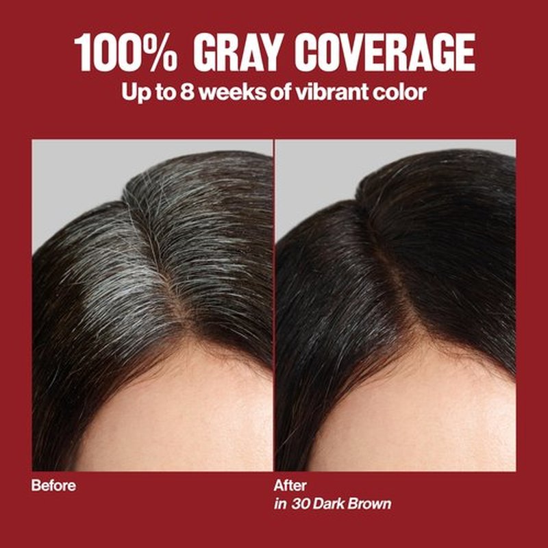 Revlon ColorSilk with Bond Repair Complex, Red Permanent Hair Color, 100% Gray Coverage, Ammonia Free Hair Dye, Vegan Keratin, 66 Cherry Red (Pack of 3)