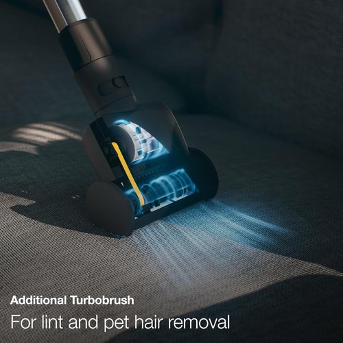 Miele Classic C1 Canister Vacuum - Pet Hair Removal, Portable Design, Lotus White