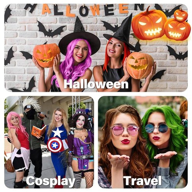 Skiennix Temporary Hair Color Wax - Black Hair Dye for Kids | Perfect for Halloween & Cosplay (120g)