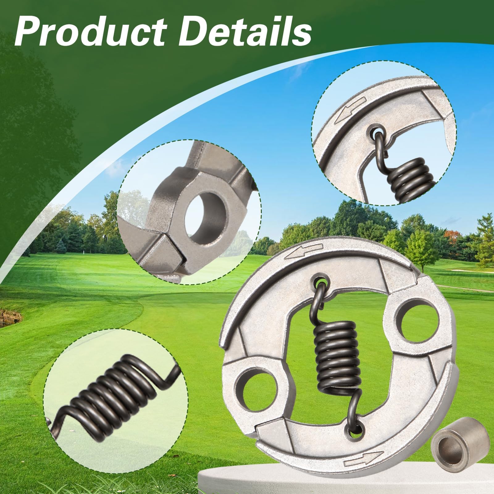 KPALAG Trimmer Clutch Kit with Tension Spring Compatible with Stihl Brushcutters FS90 FC90 FS100 FC100 FS110 FS130 FS310 Replace# 4180-160-2000 4180 160 2000