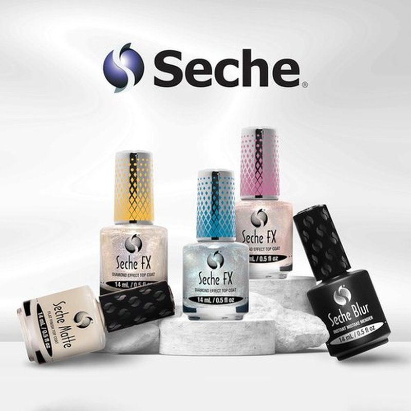 Seche No Wipe Gel Top Coat - Long Lasting UV Nail Polish with Clear Finish | 0.5 fl oz, 1 Pack