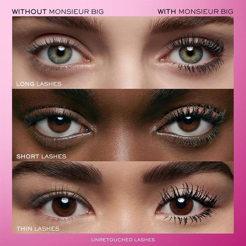 Lancôme Monsieur Big Waterproof Mascara - Instant Volume & False Lash Effect - 24-Hour Wear - Black