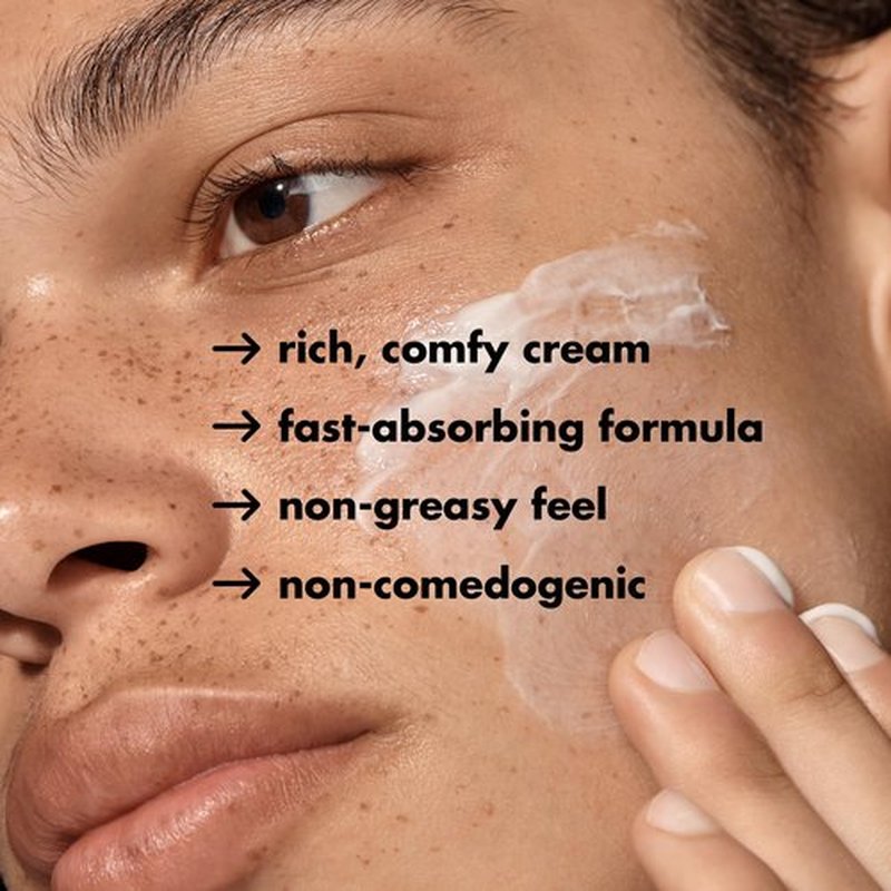 e.l.f. SKIN Holy Hydration! Barrier Goals Cream, Rich Face Moisturizer For Hydrating & Soothing, Helps Visibly Reduce Redness, Vegan & Cruelty-Free