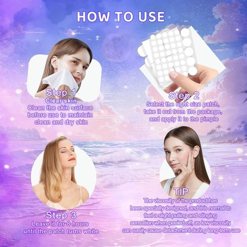 CELECARE 324pcs Acne patches,Pimple Patches Storage Boxes,Tea Tree Oil, Salicylic Acid-Large Pimple Patch for Face Acne Patches Large, Hydrocolloid Acne Dots for Acne - Zit Patches