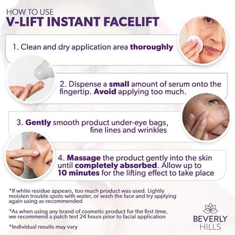Beverly Hills V-Lift Eye Serum - Instant Eye Lift & Tuck with Bee Venom for Dark Circles | 30mL (120 Day Supply)
