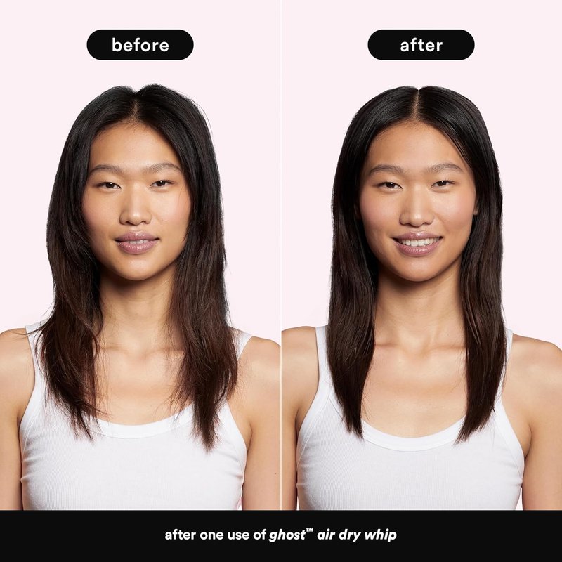VERB Ghost Air Dry Whip - Weightless Styling Cream with Moringa Oil - Anti-Frizz & Hydration | Vegan, Paraben-Free