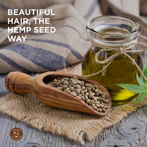 Hemp Seed Hair Care Shampoo + Conditioner, Nag Champa - 8 oz Each - With Hemp Seed Oil & Coconut Oil - Vegan, Cruelty Free
